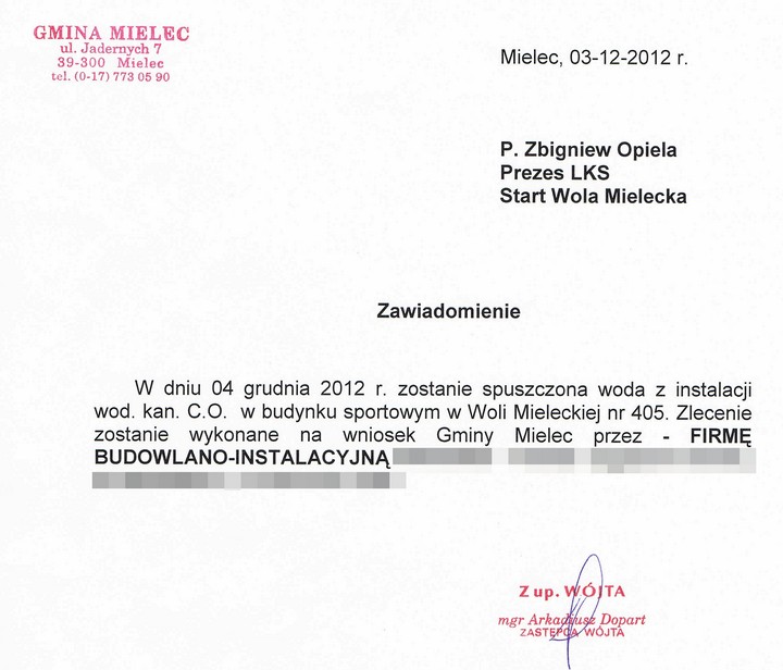 spuszczanie wody