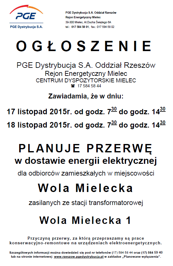 wy��czenia