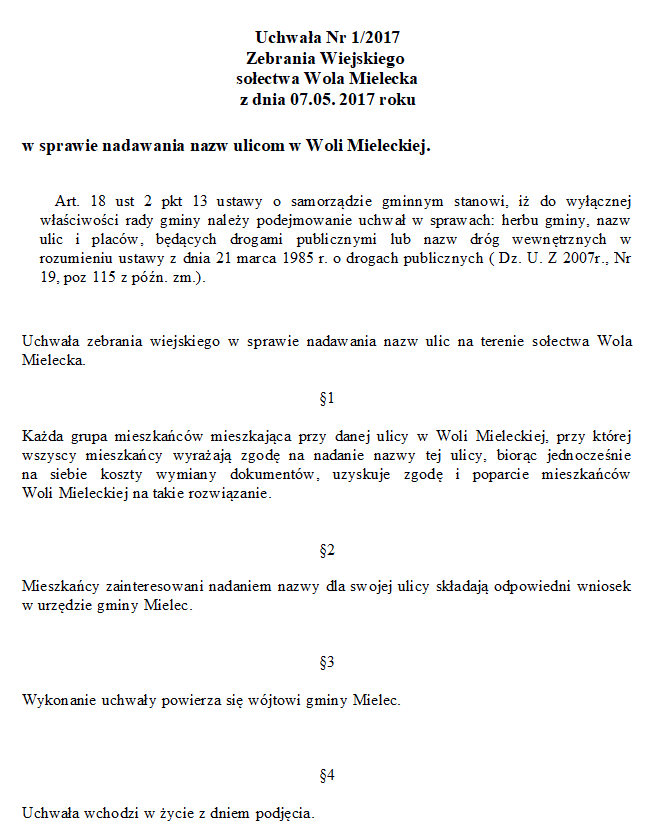 uchwała