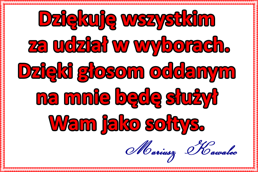 podzi�kowanie